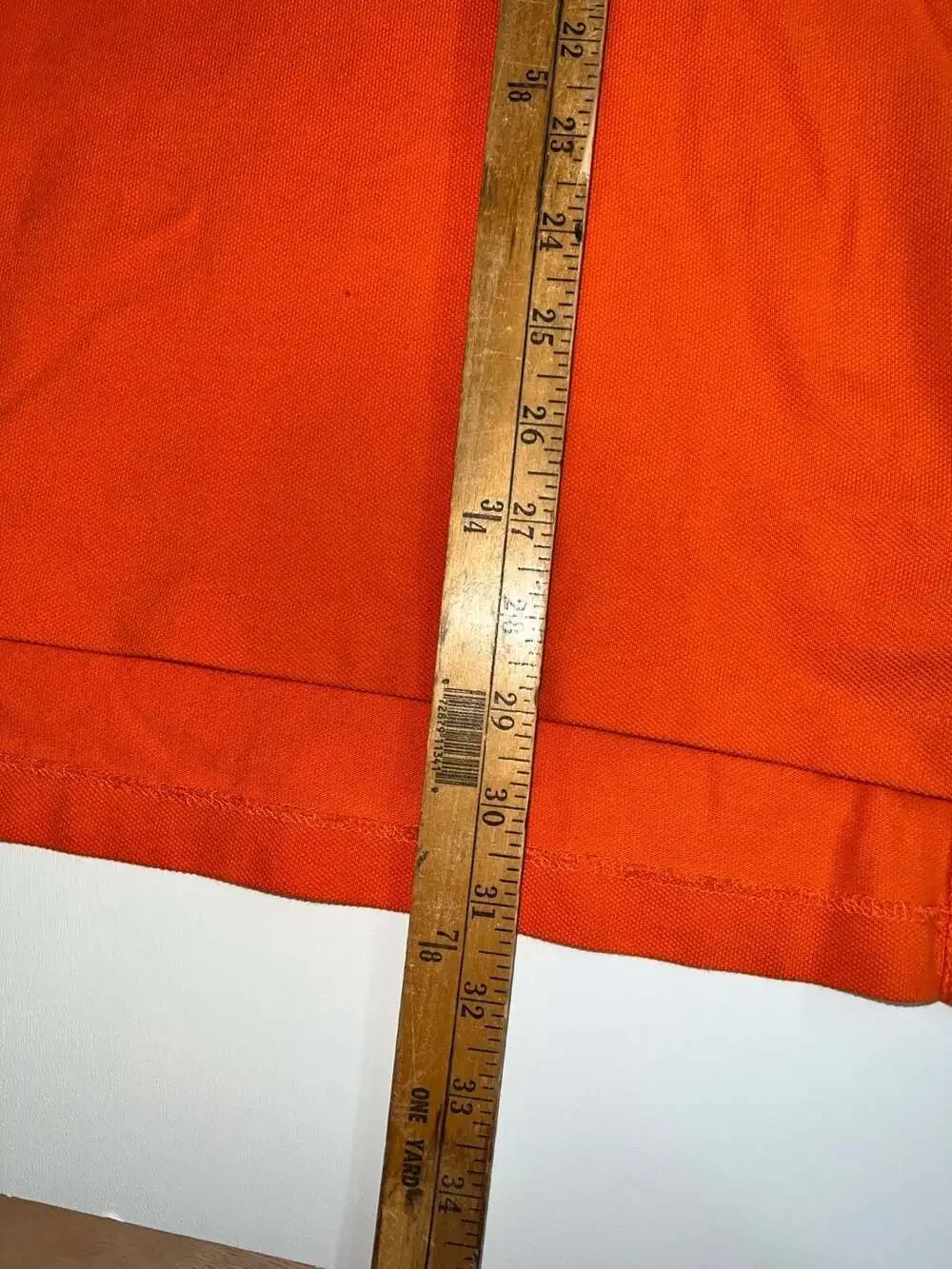 Polo Ralph Lauren Big Pony Orange Rugby Polo Shirt Medium 0211